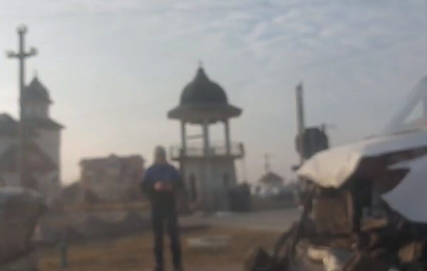  Accident rutier la Cornești: Coliziune între un microbuz de marfă și un autoturism