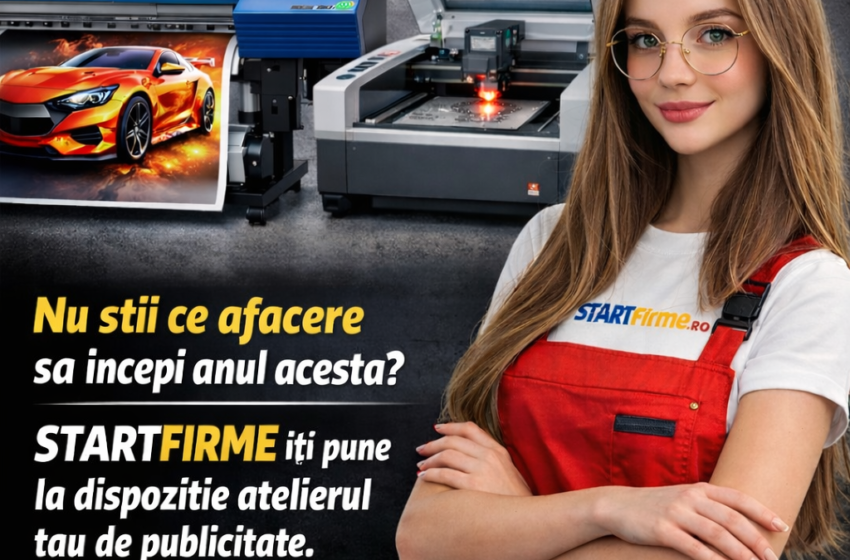  STARTFIRME – FRANCIZĂ PRODUCȚIE PUBLICITARĂ